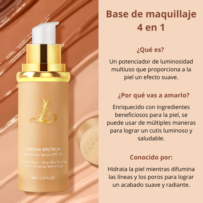Base de maquillaje 4 en 1