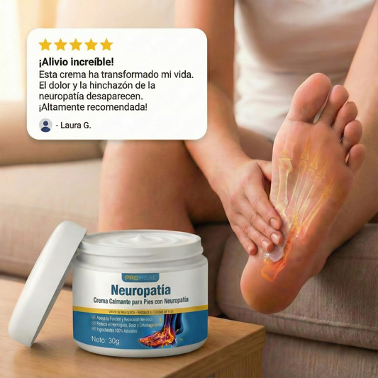 Crema Curativa para la Neuropatía Plantar (Compra 2 y Llévate 2 Gratis)